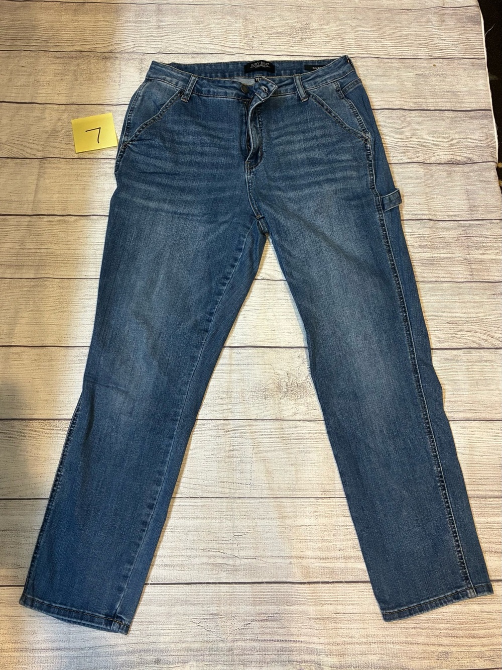 Judy Blue women’s Dark Blue Straight Carpenter Jeans